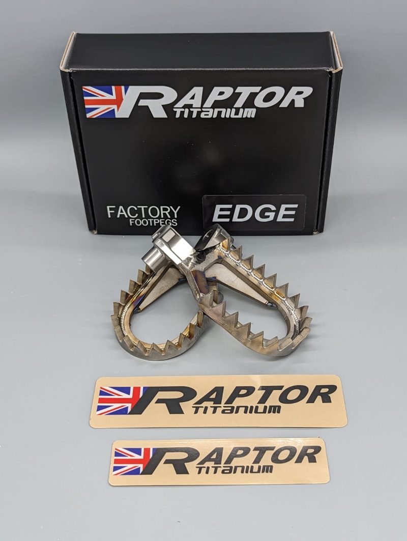 RME003 Raptor Titanium footpegs