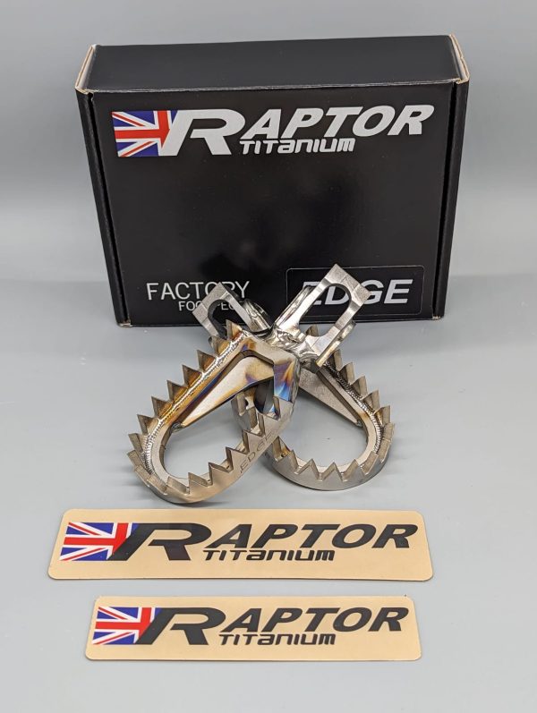 RME012 Raptor Titanium footpegs
