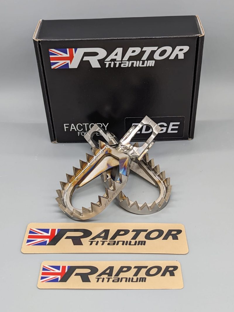 RME012 Raptor Titanium footpegs