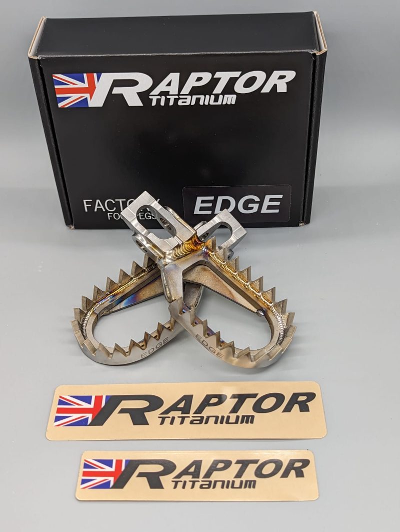 RME016 Raptor Titanium footpegs