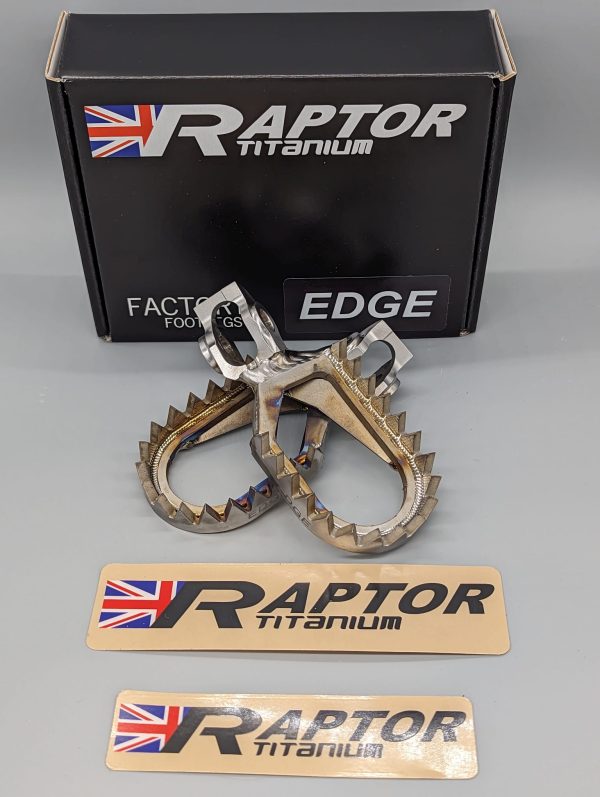 RME019 Raptor Titanium footpegs