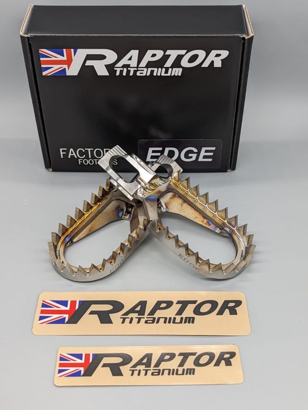 RME023 Raptor Titanium footpegs
