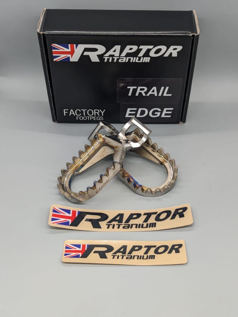 RME050 Raptor Titanium footpegs