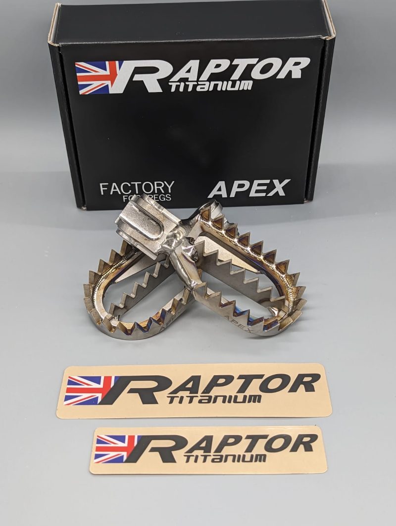 RX001 Raptor Titanium footpegs