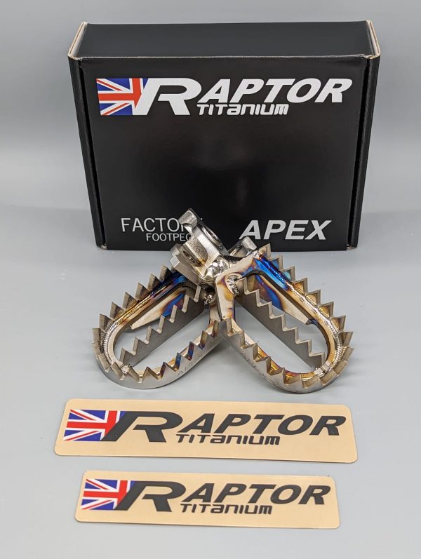 RX002 Raptor Titanium footpegs