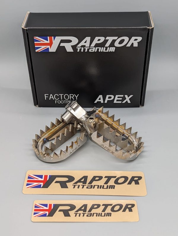 RX003 Raptor Titanium footpegs