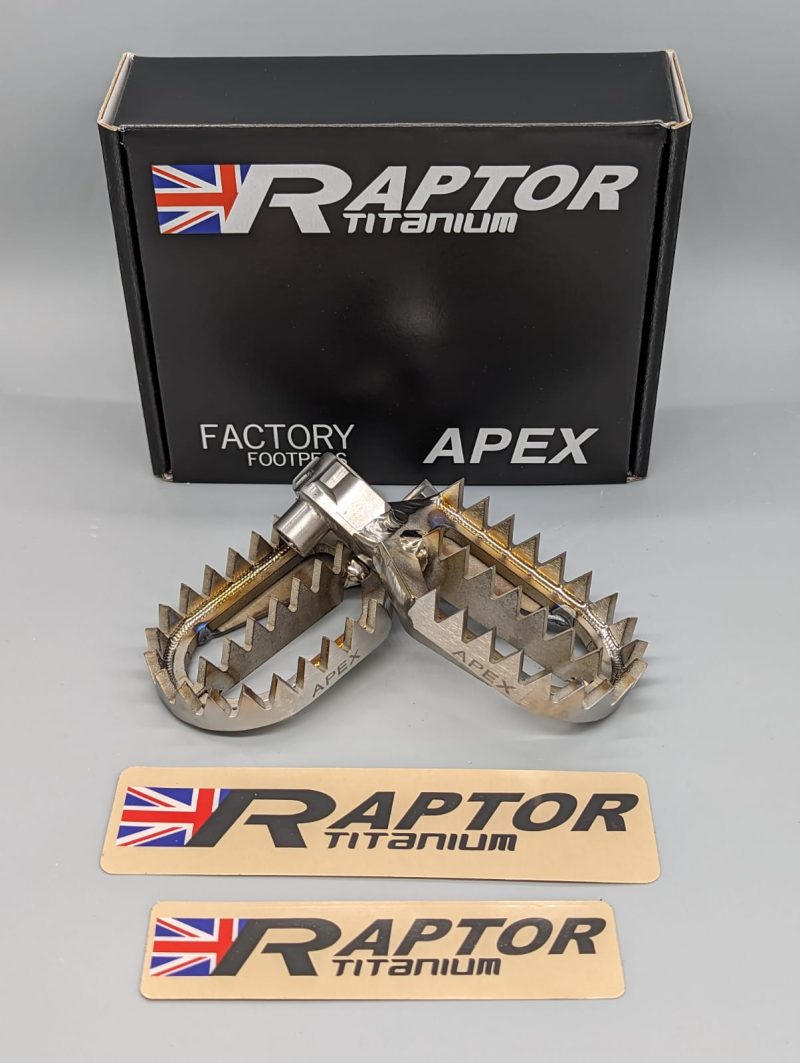 RX003 Raptor Titanium footpegs