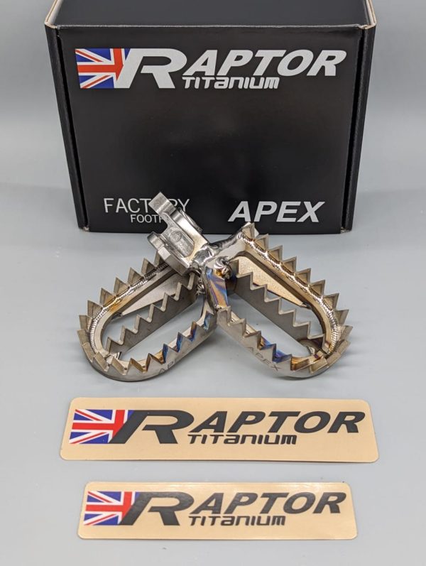 RX006 Raptor Titanium footpegs