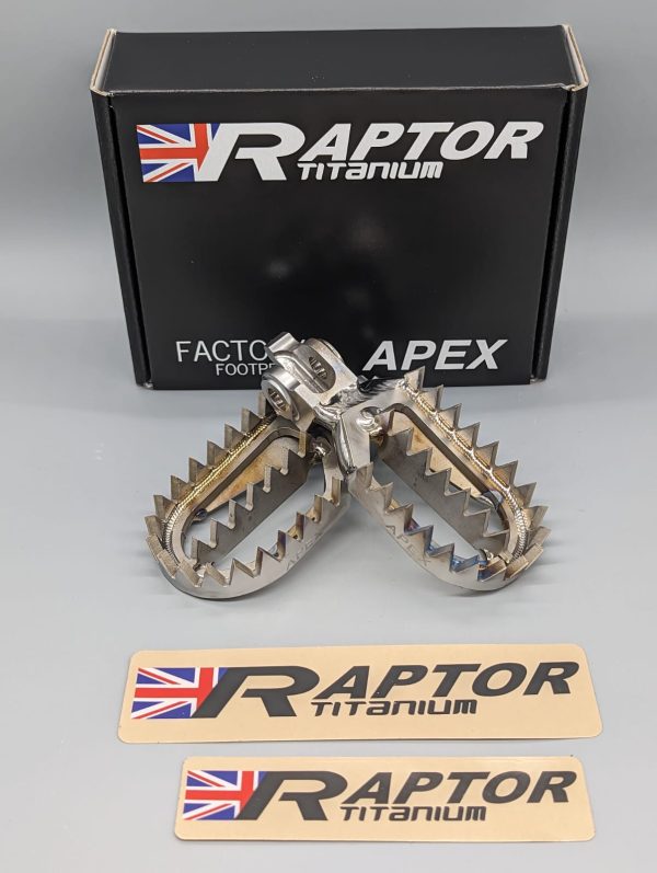 RX007 Raptor Titanium footpegs