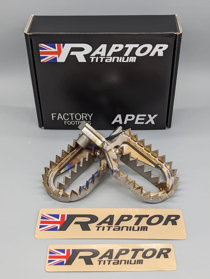 RX010 Raptor Titanium footpegs