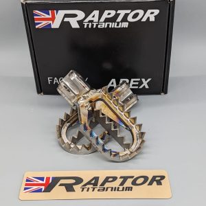 RX011 Raptor Titanium footpegs