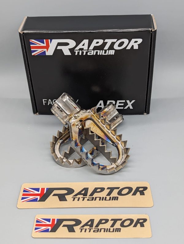 RX011 Raptor Titanium footpegs