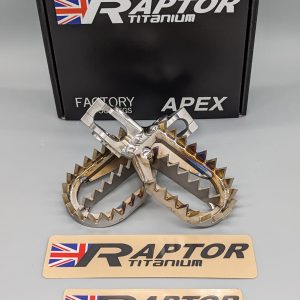 RX012 Raptor Titanium footpegs