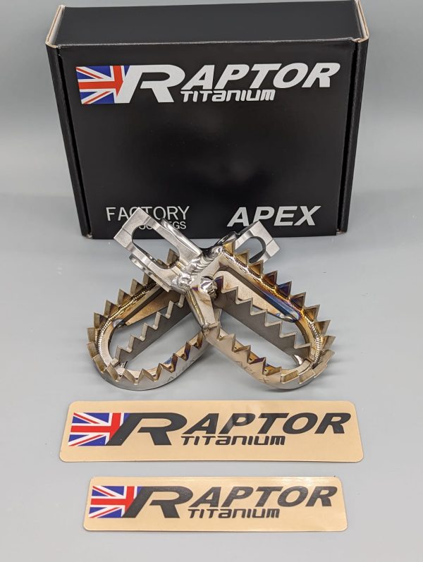 RX012 Raptor Titanium footpegs