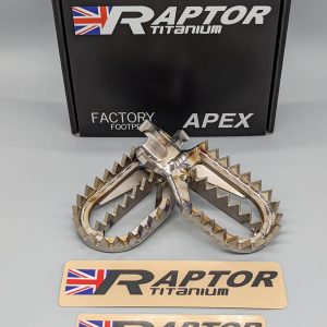 RX013 Raptor Titanium footpegs