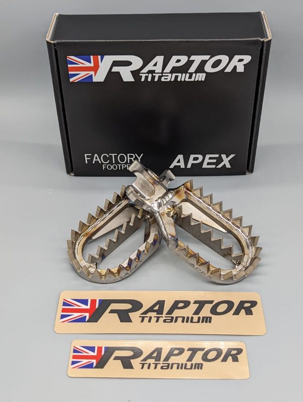 RX013 Raptor Titanium footpegs