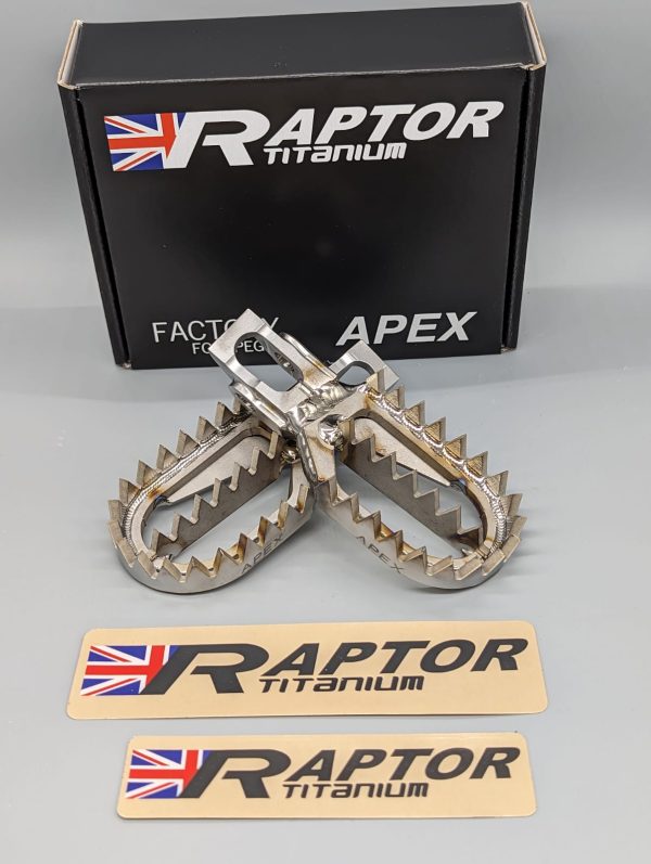 RX016 Raptor Titanium footpegs