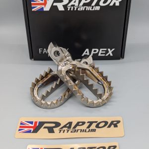 RX019 Raptor Titanium footpegs