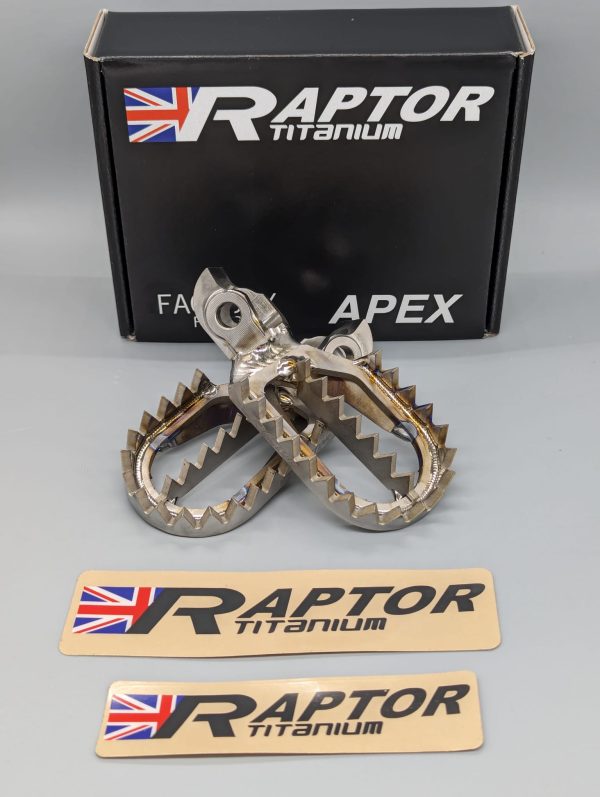 RX019 Raptor Titanium footpegs