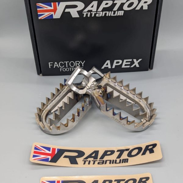 RX065 Raptor Titanium footpegs