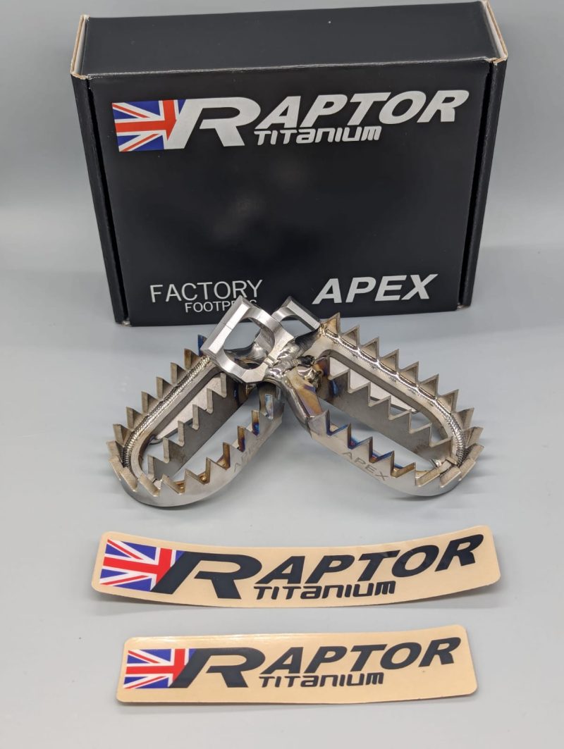 RX065 Raptor Titanium footpegs