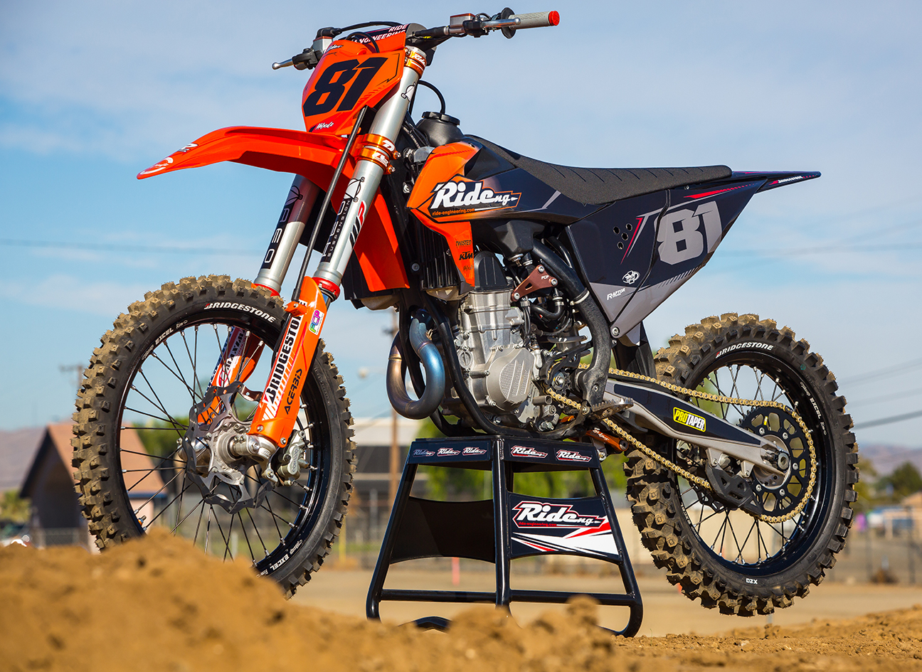 KTM Titanium Footpegs Raptor Titanium