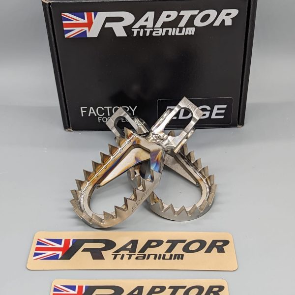 RME012 Raptor Titanium footpegs