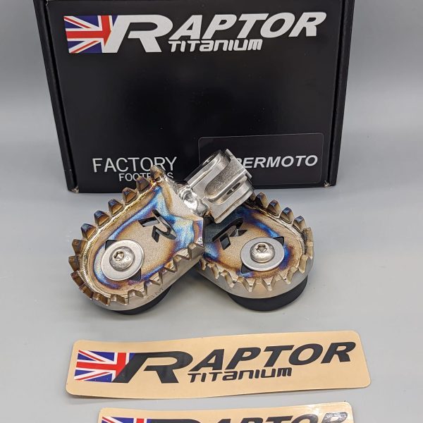 RSM001 Raptor Titanium footpegs
