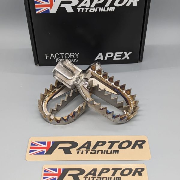 RX001 Raptor Titanium footpegs