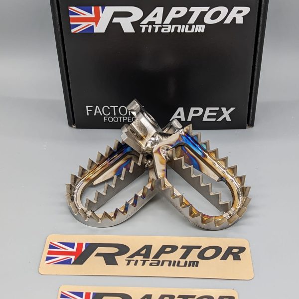 RX002 Raptor Titanium footpegs