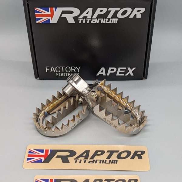 RX003 Raptor Titanium footpegs