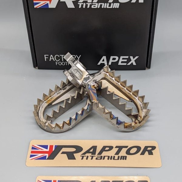 RX006 Raptor Titanium footpegs