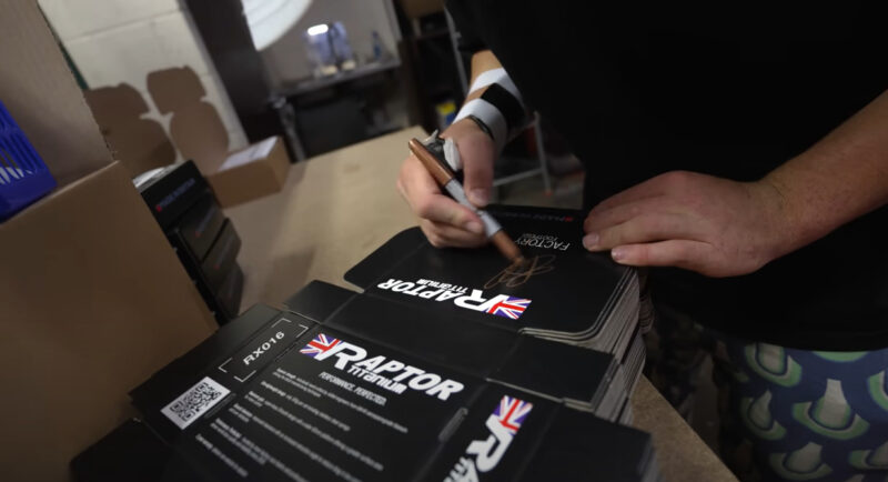 billy bolt signing bb57 footpegs at raptor titanium 1 billy bolt signing bb57 footpegs at raptor titanium 1